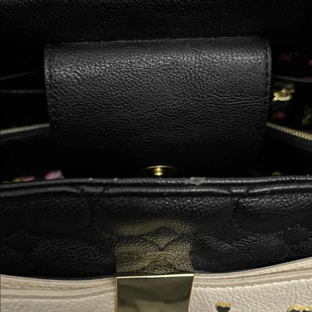 Betsey Johnson Purse Body Trim Lining 100% Polyester Gently Used Tag NotAttached - Picture 9 of 16